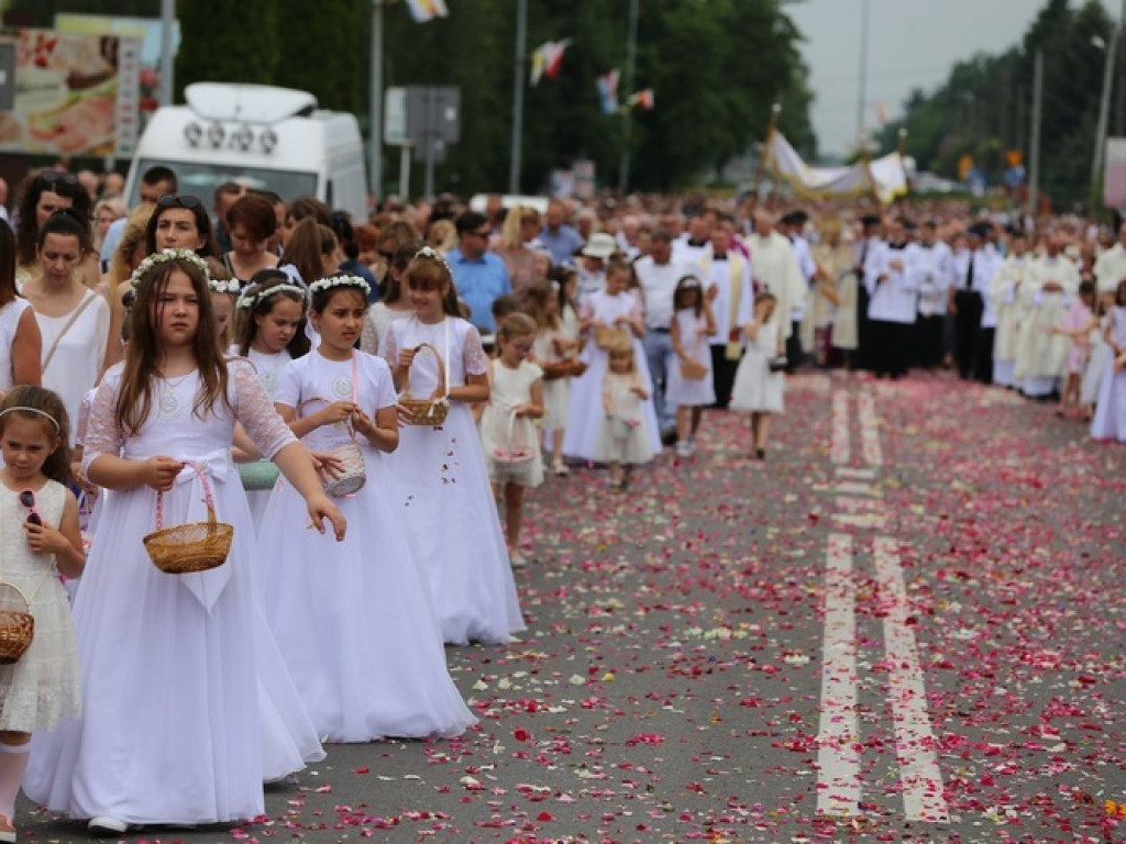 Uroczystość Bożego Ciała w Sandomierzu  [zdjęcia]
