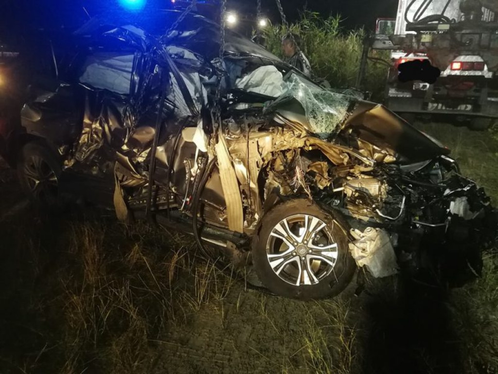 Wypadek na przejeździe kolejowym w Zalesiu Gorzyckim [zdjęcia]