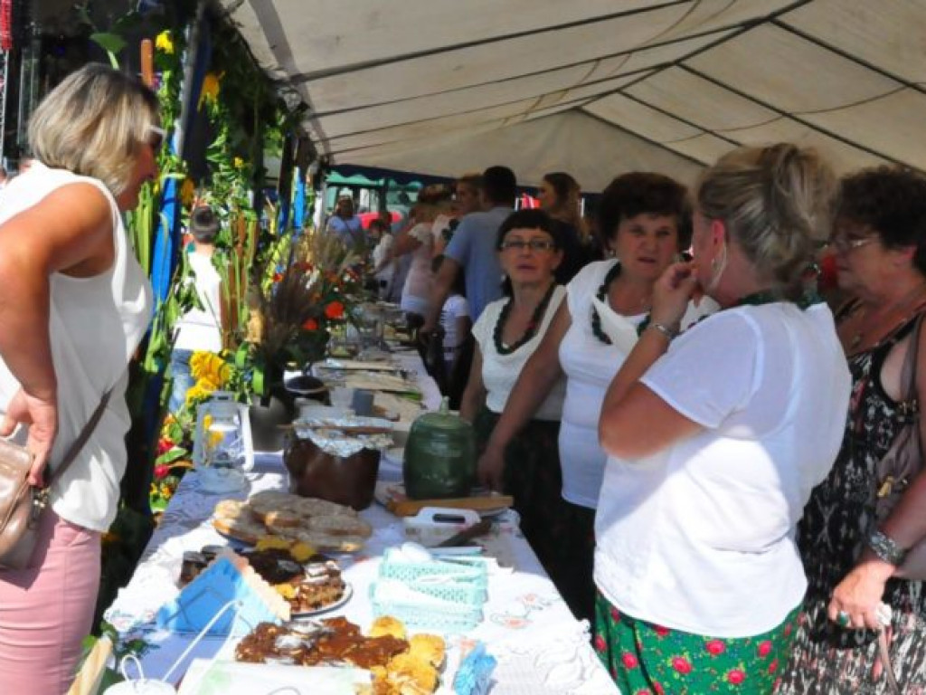Mieszkańcy powiatu sandomierskiego podziękowali za plony [zdjęcia]