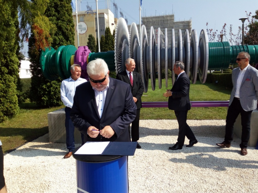 Kapsuła czasu na jubileusz elektrowni w Połańcu [zdjęcia]