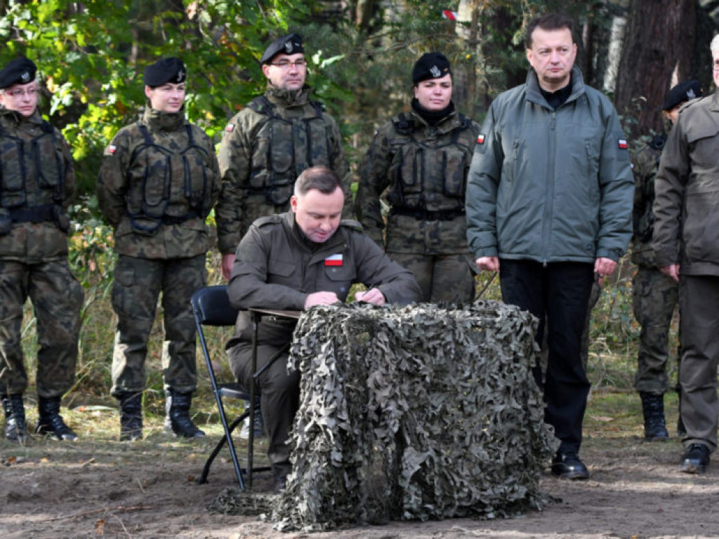 Prezydent RP Andrzej Duda na poligonie w Nowej Dębie [zdjęcia]