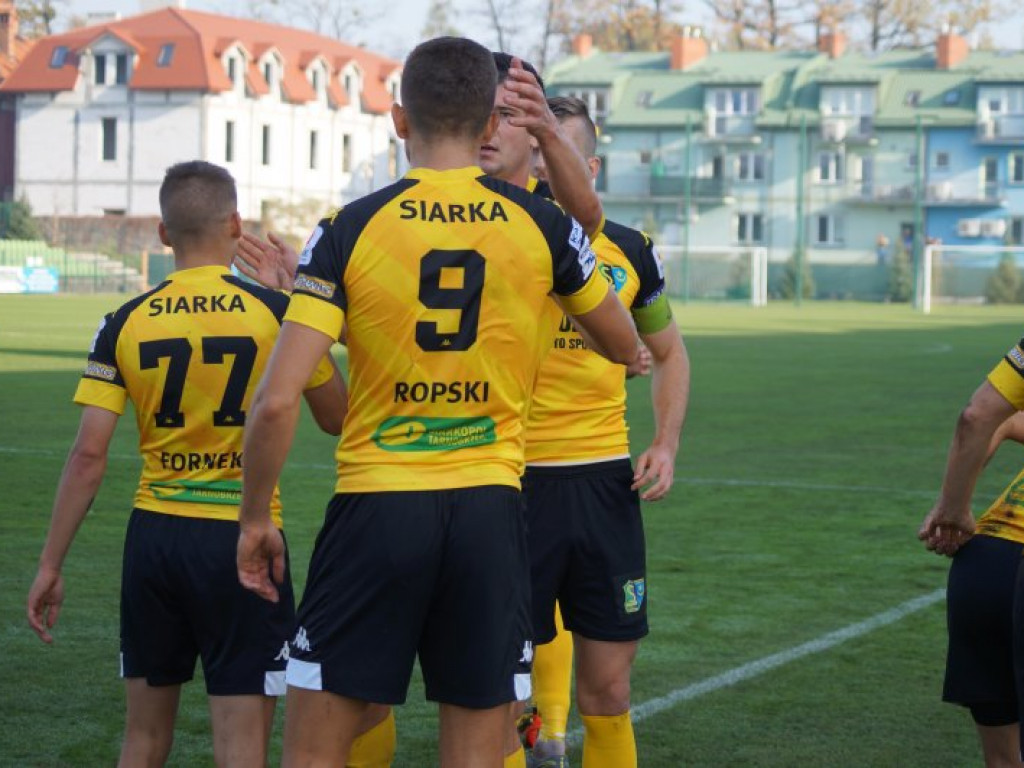 Remis z Avią Świdnik. Siarkowcy skuteczni pod obiema bramkami... [zdjęcia]