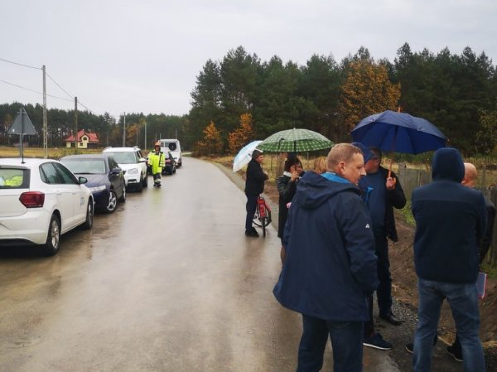 Odebrano drogę powiatową w Markach