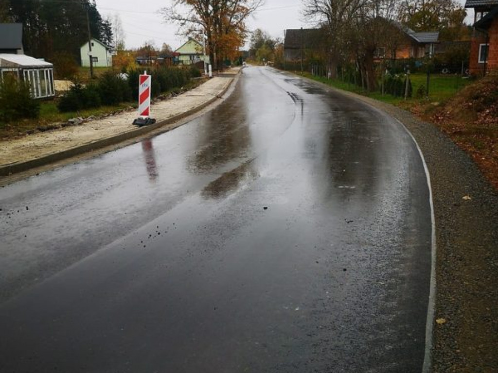 Odebrano drogę powiatową w Markach