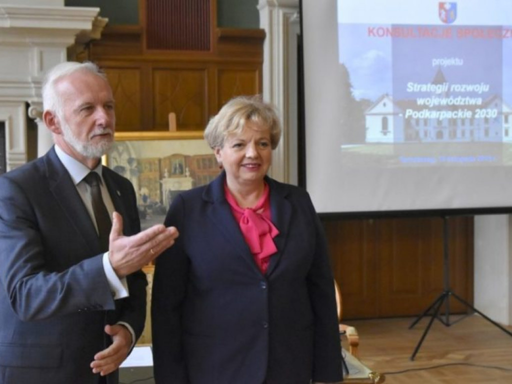 Konsultacje na temat rozwoju Województwa Podkarpackiego w Tarnobrzegu [zdjęcia]