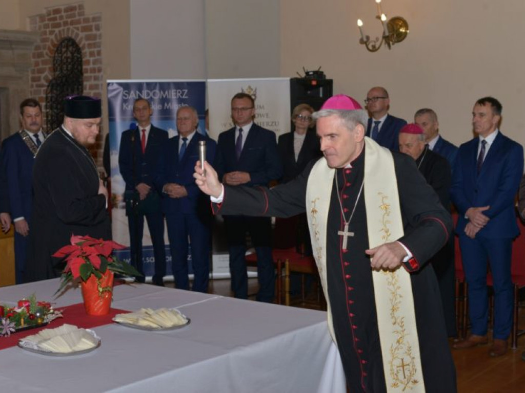 Sandomierskie spotkanie opłatkowe [zdjęcia]