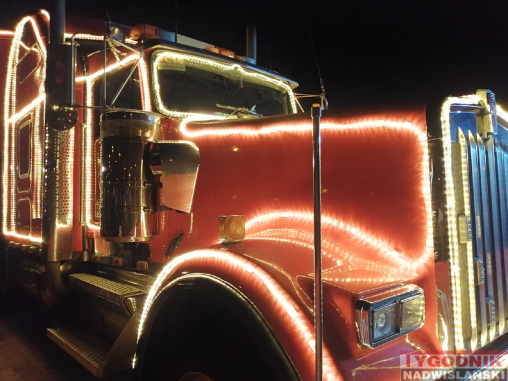 Ciężarówka Coca-Coli odwiedziła Sandomierz [zdjęcia]