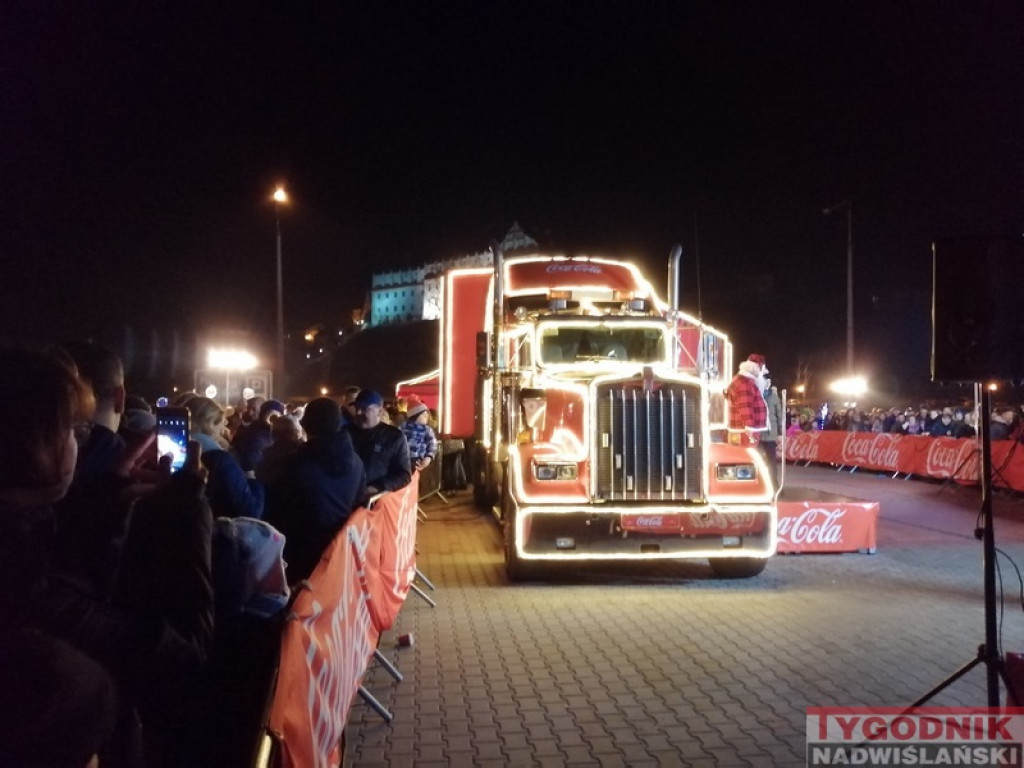 Ciężarówka Coca-Coli odwiedziła Sandomierz [zdjęcia]