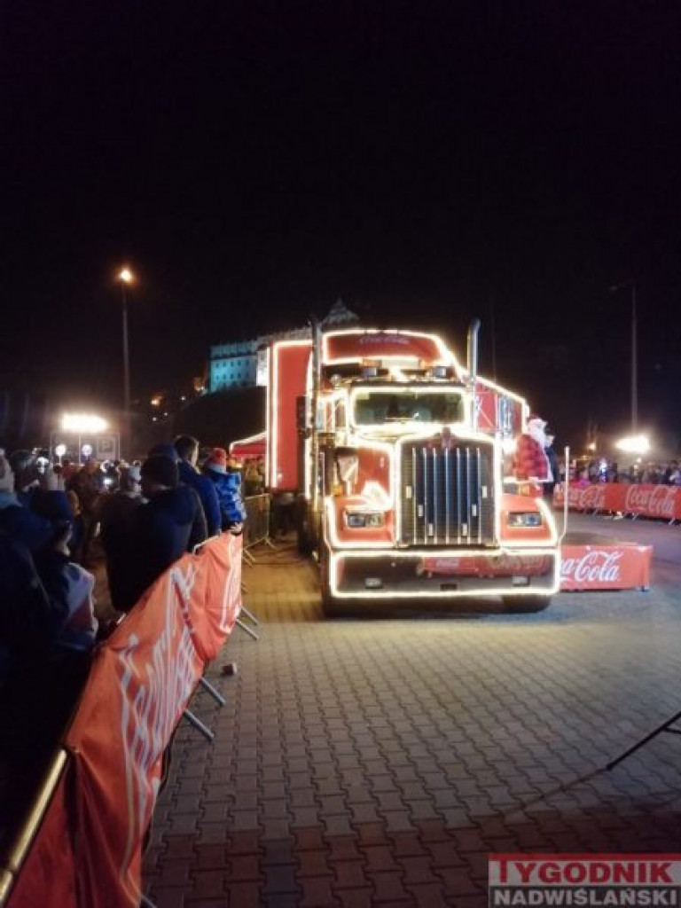 Ciężarówka Coca-Coli odwiedziła Sandomierz [zdjęcia]