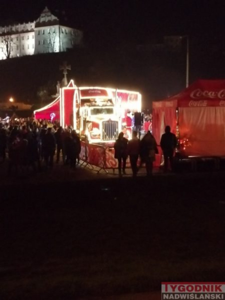 Ciężarówka Coca-Coli odwiedziła Sandomierz [zdjęcia]