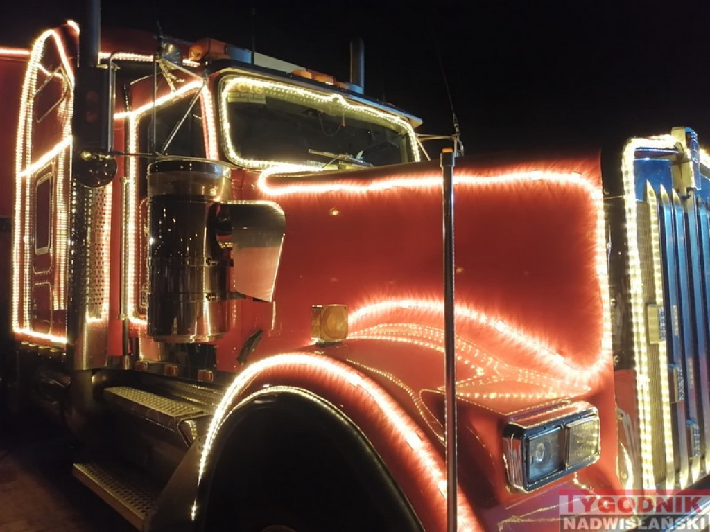 Ciężarówka Coca-Coli odwiedziła Sandomierz [zdjęcia]