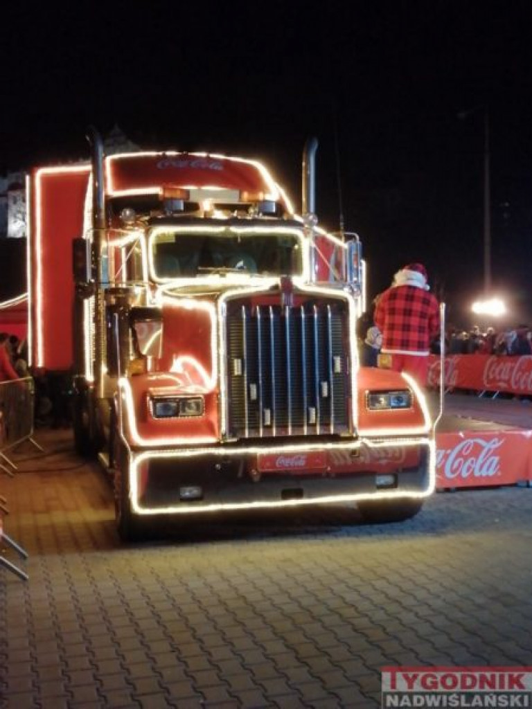Ciężarówka Coca-Coli odwiedziła Sandomierz [zdjęcia]