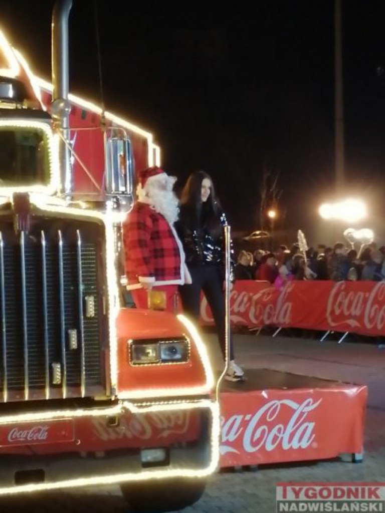 Ciężarówka Coca-Coli odwiedziła Sandomierz [zdjęcia]