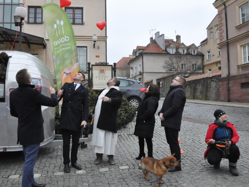 Wyjątkowe walentynki w Sandomierzu - dla Przytulnych [zdjęcia]