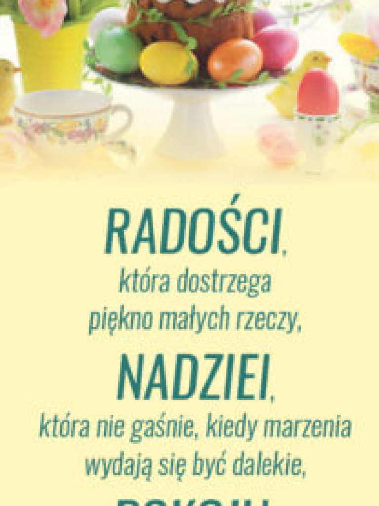 Wielkanocne życzenia dla czytelników TN