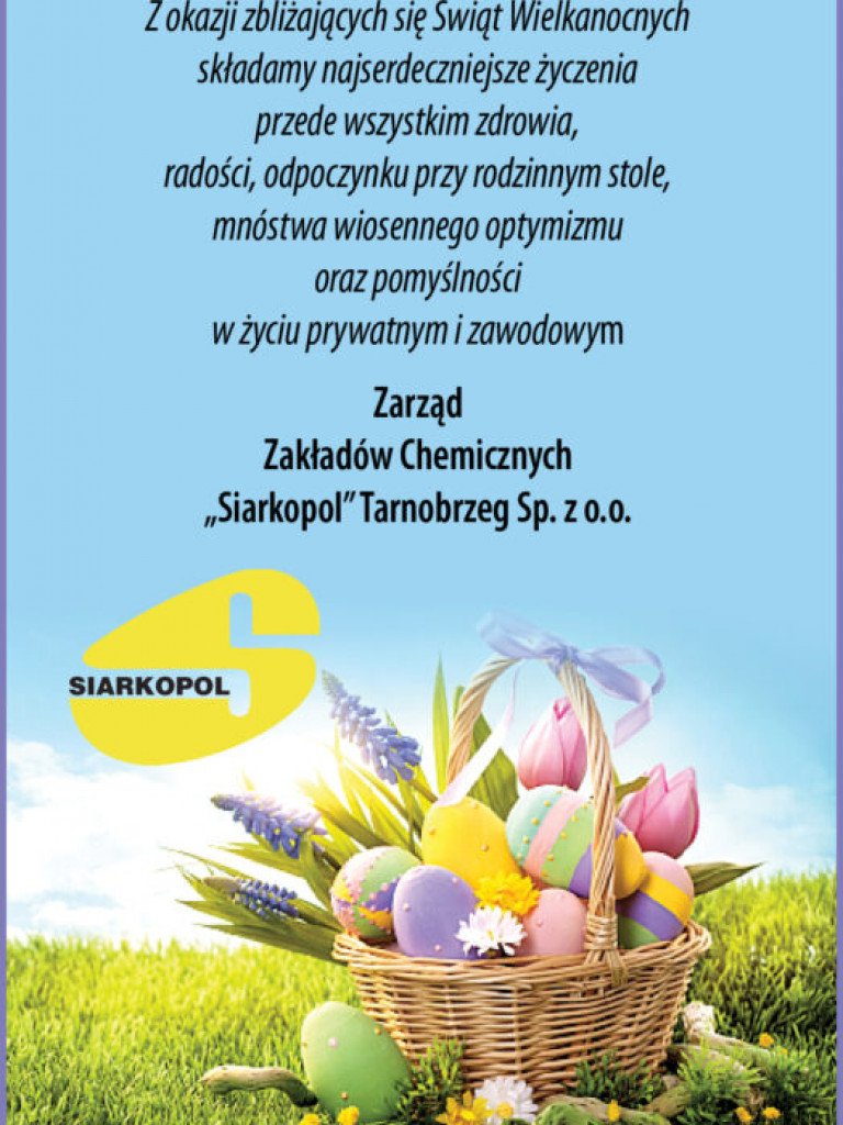 Wielkanocne życzenia dla czytelników TN