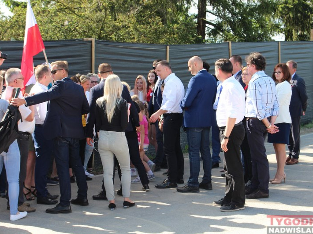 Prezydent Andrzej Duda we Wrzawach w gminie Gorzyce [zdjęcia]