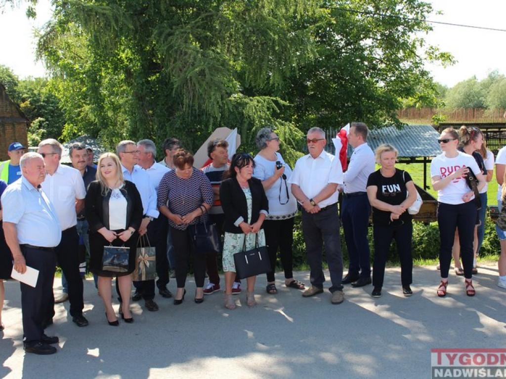 Prezydent Andrzej Duda we Wrzawach w gminie Gorzyce [zdjęcia]