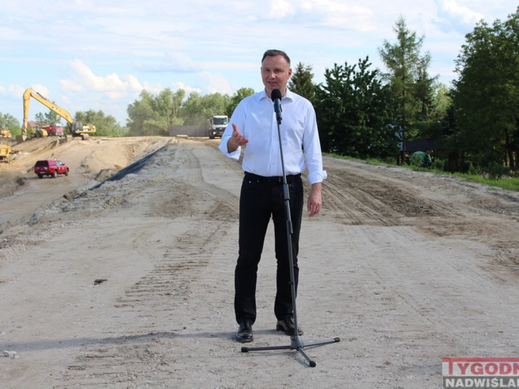Prezydent Andrzej Duda we Wrzawach w gminie Gorzyce [zdjęcia]