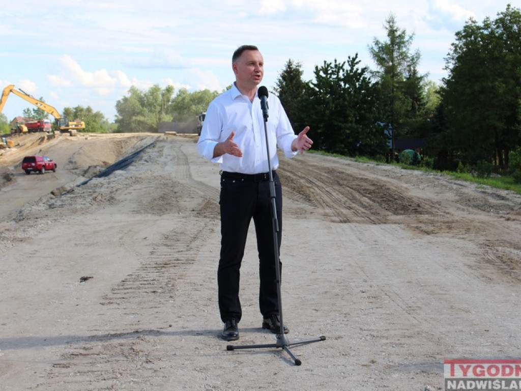 Prezydent Andrzej Duda we Wrzawach w gminie Gorzyce [zdjęcia]