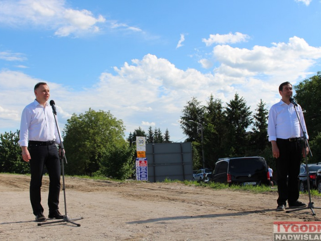 Prezydent Andrzej Duda we Wrzawach w gminie Gorzyce [zdjęcia]