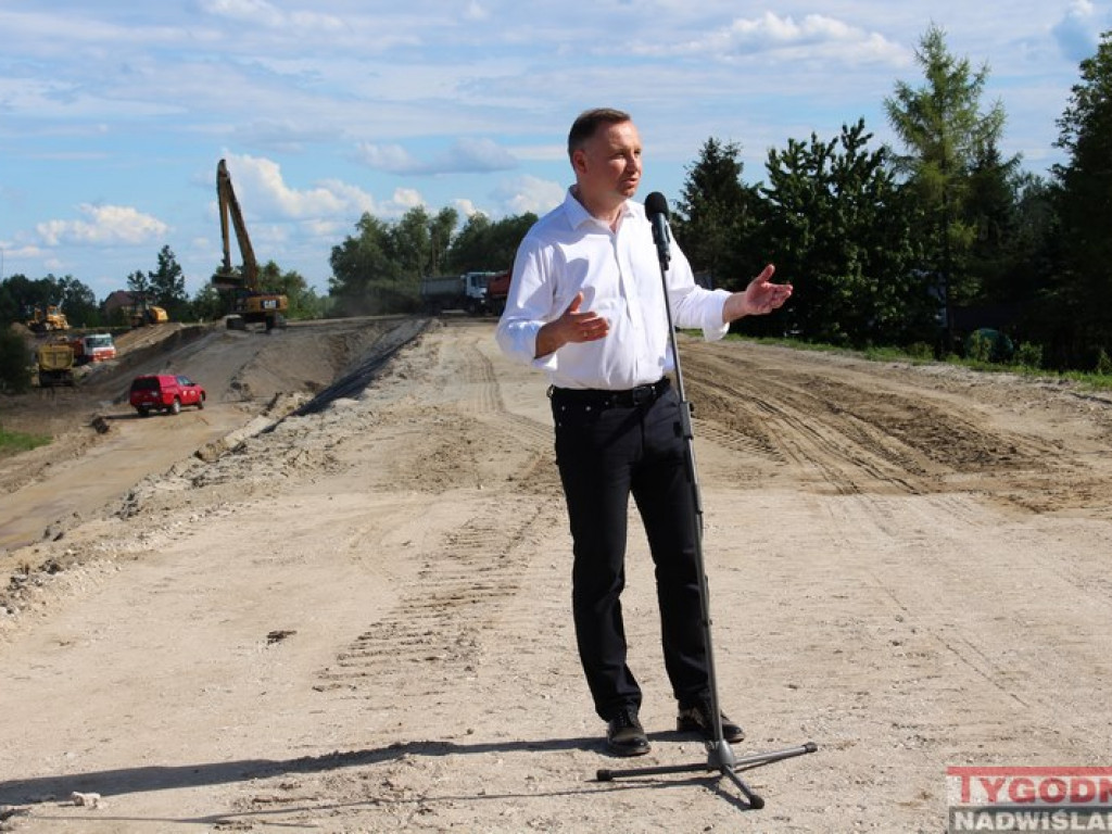 Prezydent Andrzej Duda we Wrzawach w gminie Gorzyce [zdjęcia]