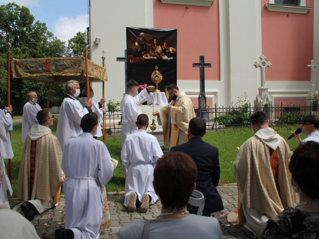 Boże Ciało w dobie pandemii - Tarnobrzeg - Dominikanie