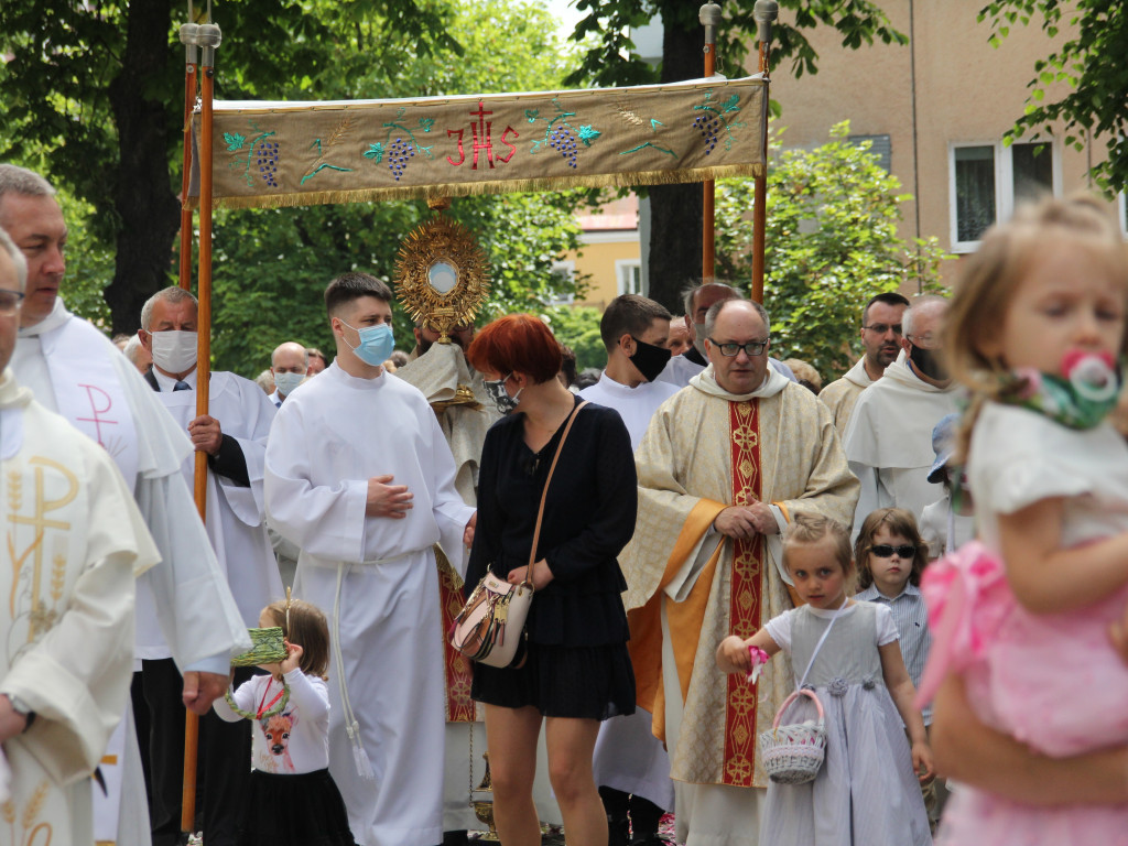 Boże Ciało w dobie pandemii - Tarnobrzeg - Dominikanie