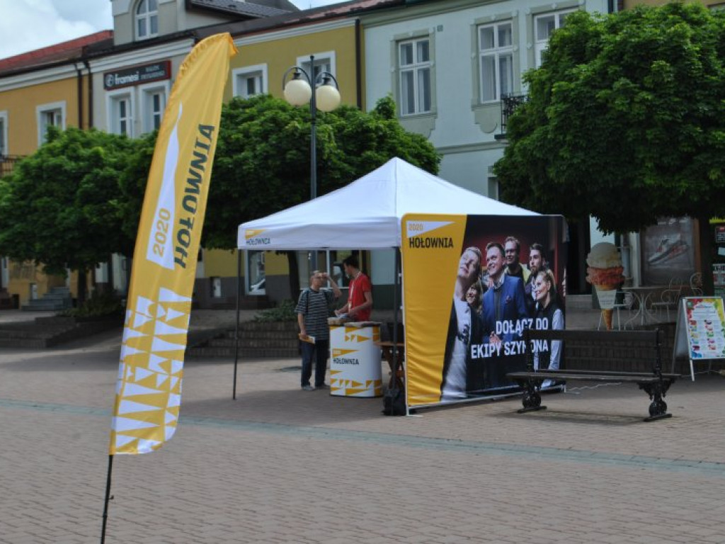 W Tarnobrzegu zachęcali do głosowania na Szymona Hołownię [zdjęcia]