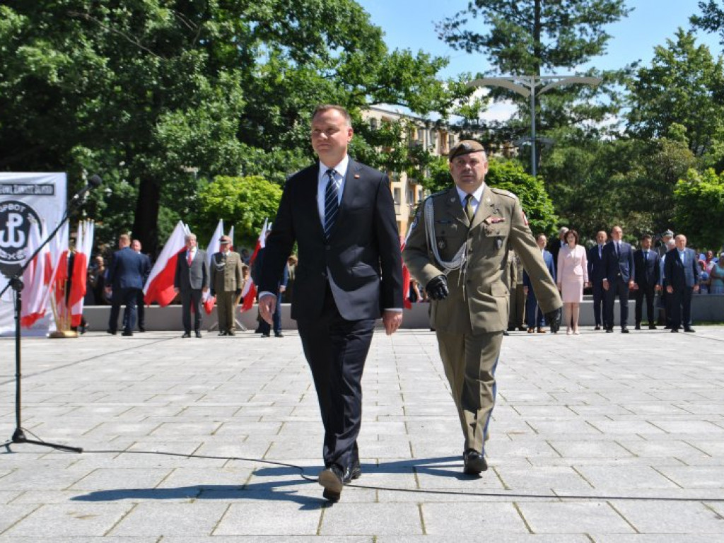 Andrzej Duda w Nowej Dębie [zdjęcia]