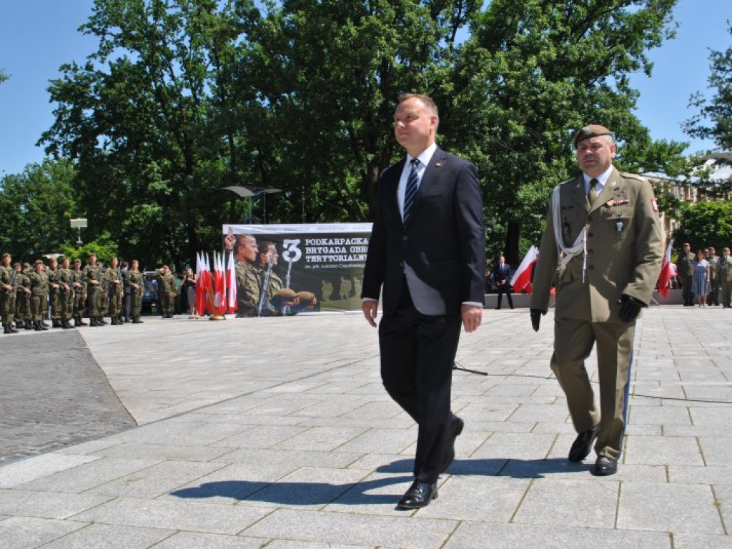 Andrzej Duda w Nowej Dębie [zdjęcia]