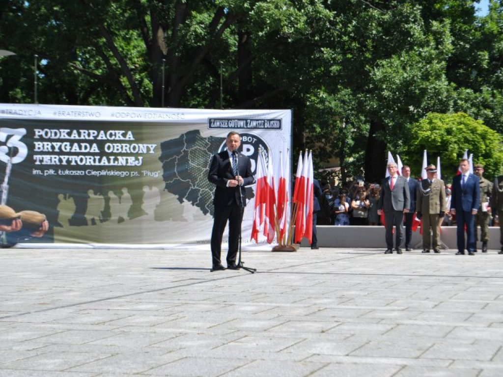 Andrzej Duda w Nowej Dębie [zdjęcia]