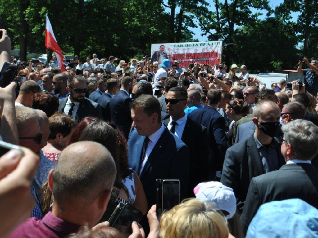 Andrzej Duda w Nowej Dębie [zdjęcia]