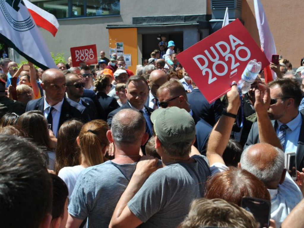 Andrzej Duda w Nowej Dębie [zdjęcia]