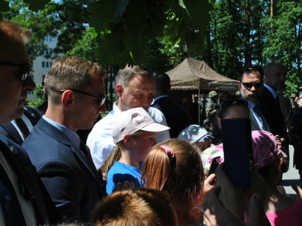 Andrzej Duda w Nowej Dębie [zdjęcia]
