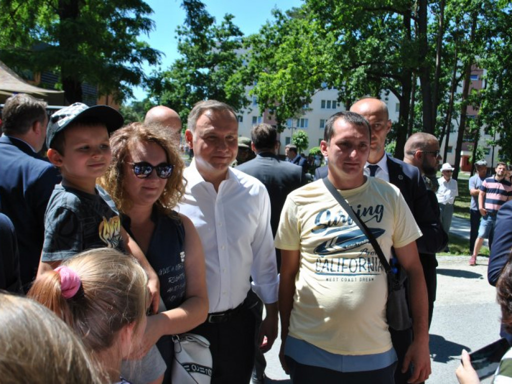 Andrzej Duda w Nowej Dębie [zdjęcia]