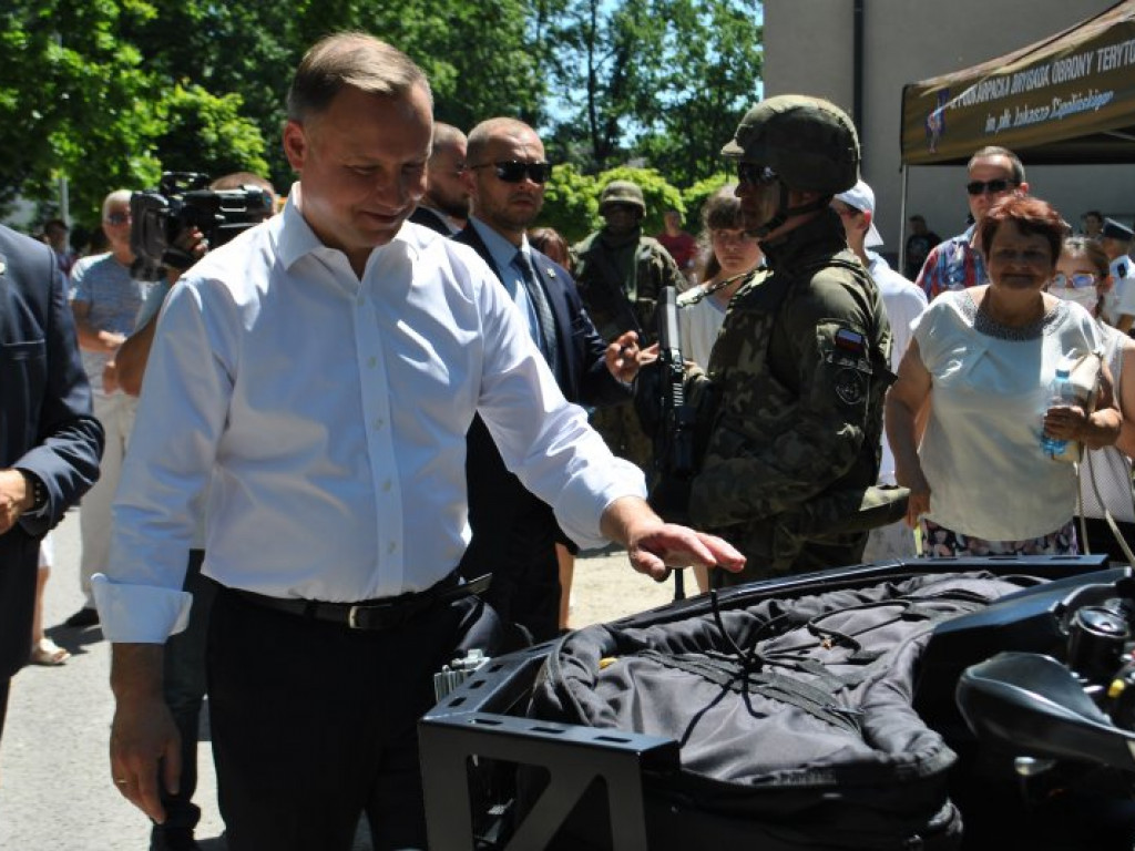Andrzej Duda w Nowej Dębie [zdjęcia]