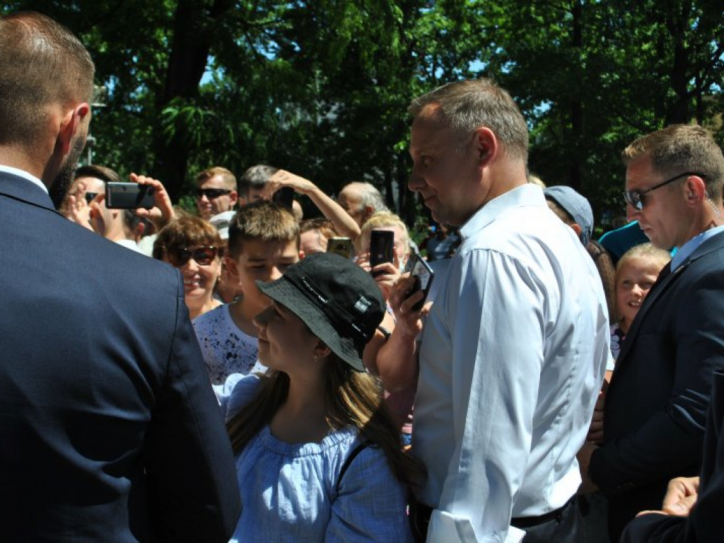 Andrzej Duda w Nowej Dębie [zdjęcia]