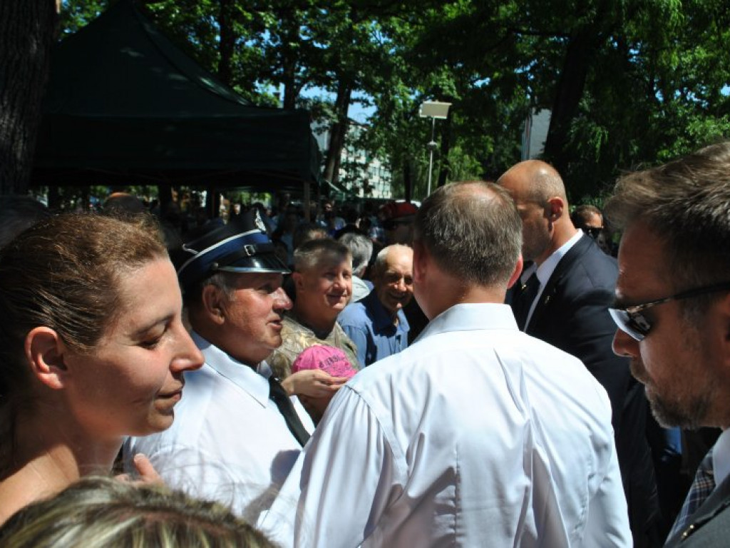 Andrzej Duda w Nowej Dębie [zdjęcia]