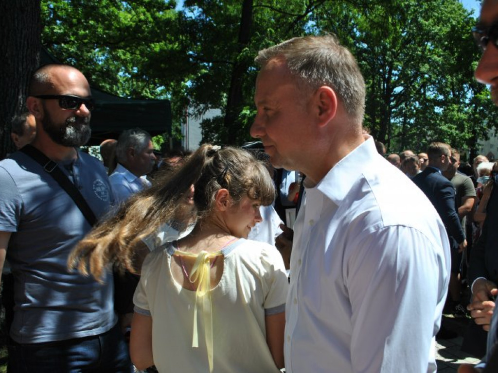 Andrzej Duda w Nowej Dębie [zdjęcia]