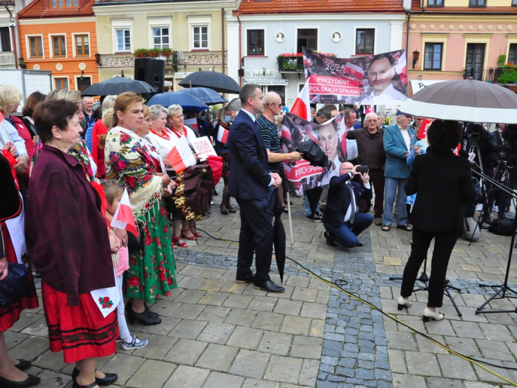 Marszałek Elżbieta Witek w Sandomierzu [zdjęcia]