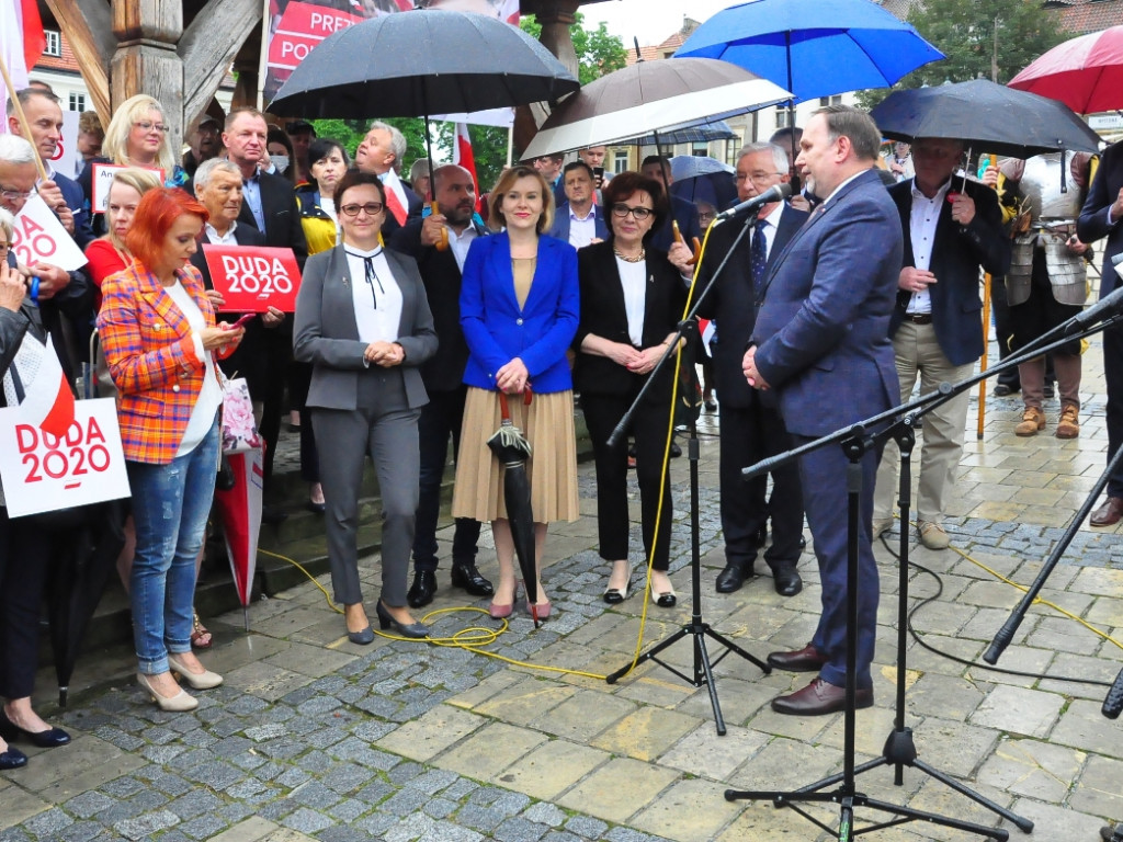 Marszałek Elżbieta Witek w Sandomierzu [zdjęcia]