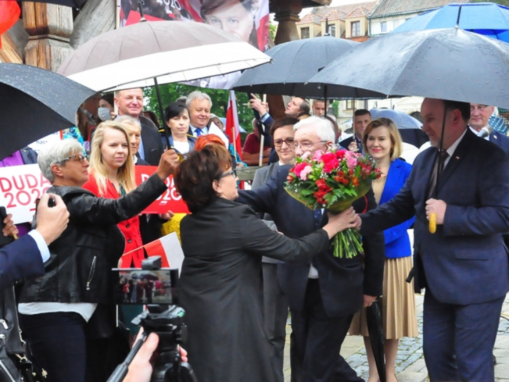 Marszałek Elżbieta Witek w Sandomierzu [zdjęcia]