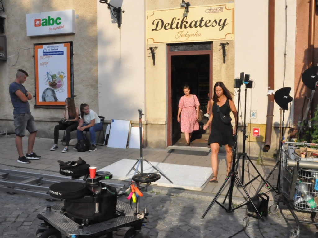 Filmowy Sandomierz. Sobota na planie 