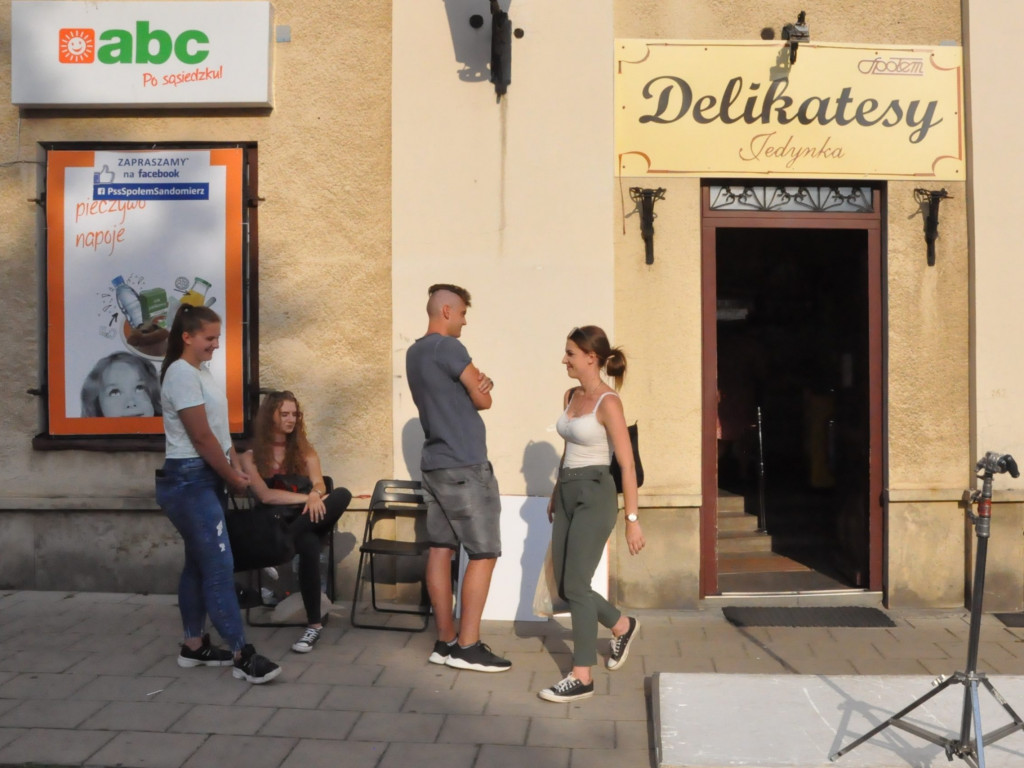 Filmowy Sandomierz. Sobota na planie 