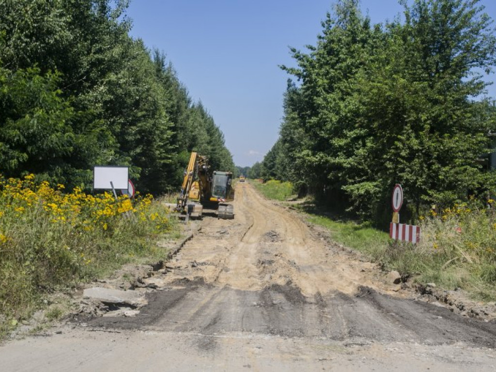Postęp prac nad Jeziorem Tarnobrzeskim. Prezydent wizytował budowę [zdjęcia]