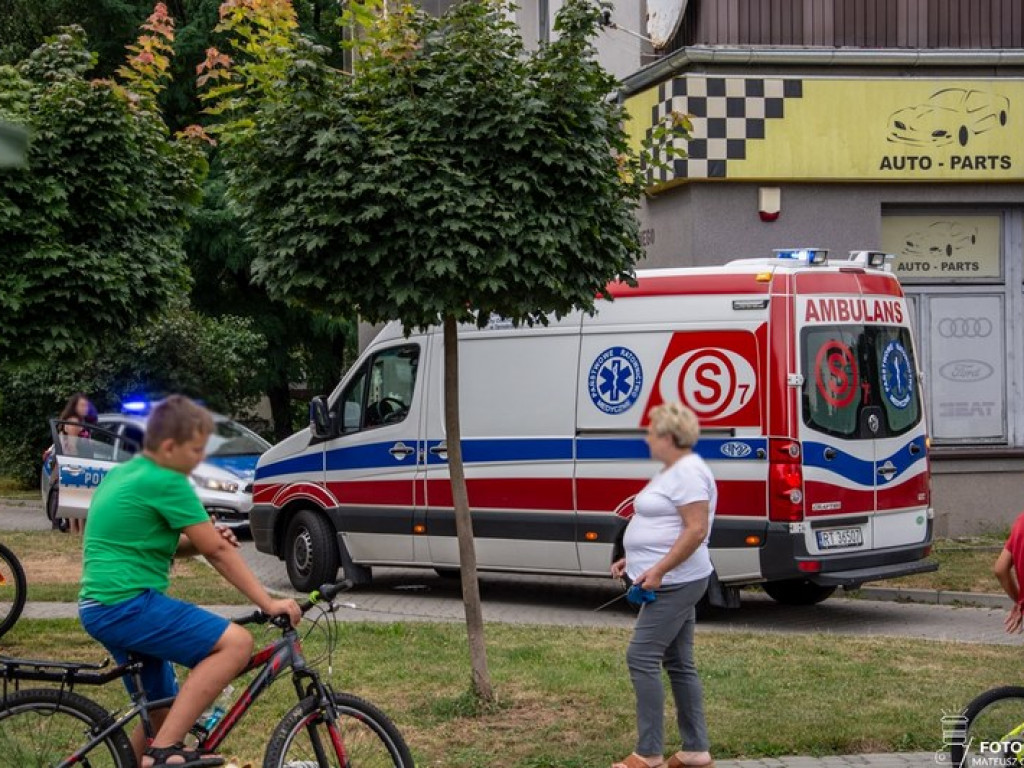 Potrącenie dziecka w centrum Tarnobrzega [zdjęcia]