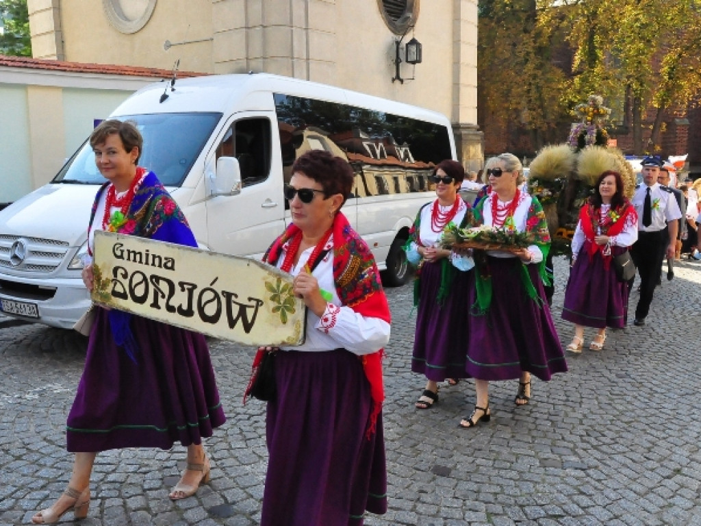 Rolnicy z powiatu sandomierskiego świętowali dożynki [zdjęcia]