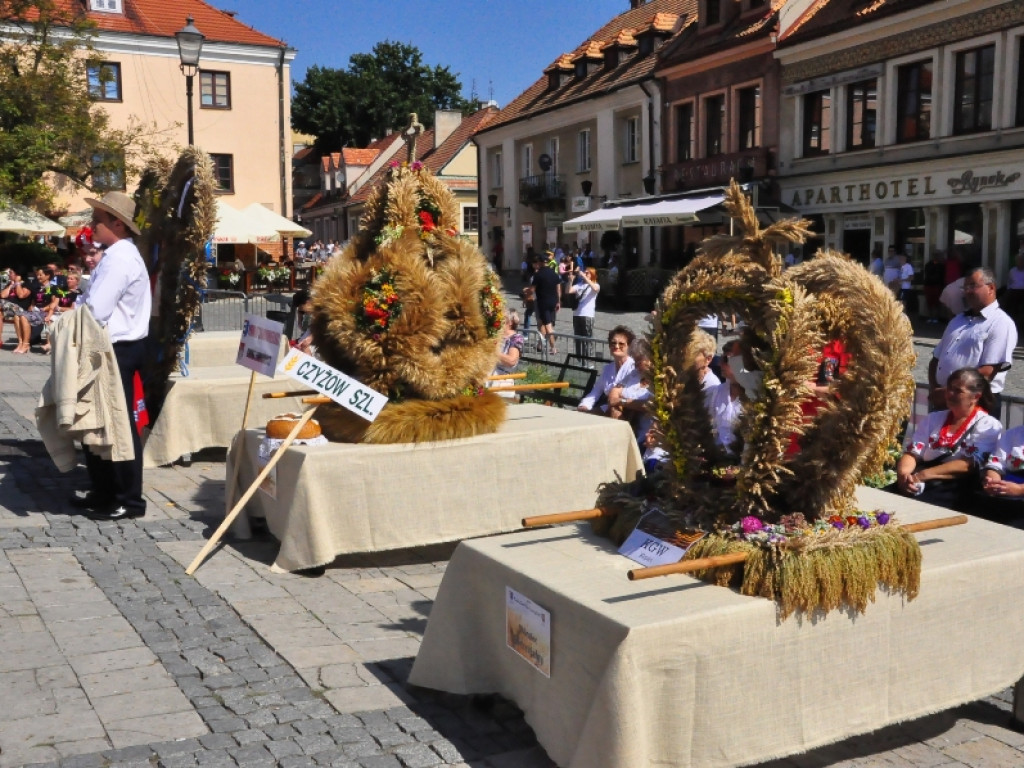 Rolnicy z powiatu sandomierskiego świętowali dożynki [zdjęcia]