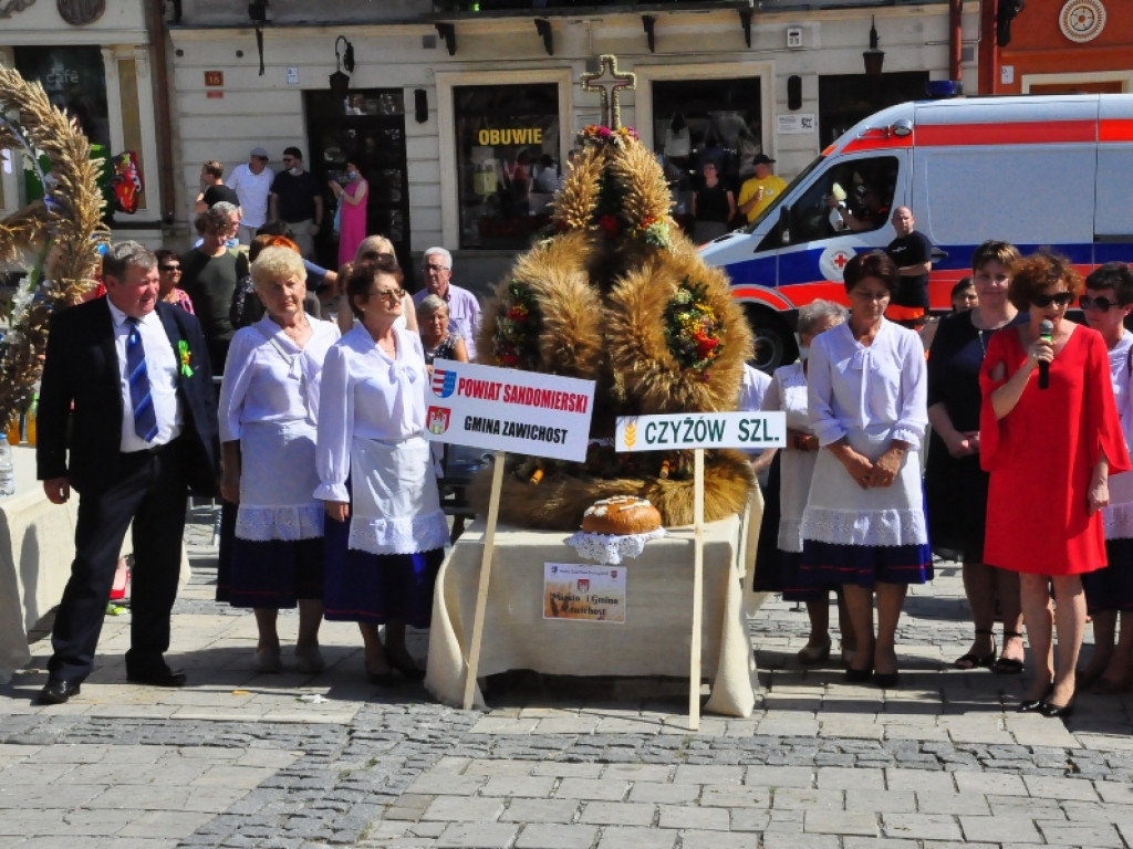 Rolnicy z powiatu sandomierskiego świętowali dożynki [zdjęcia]